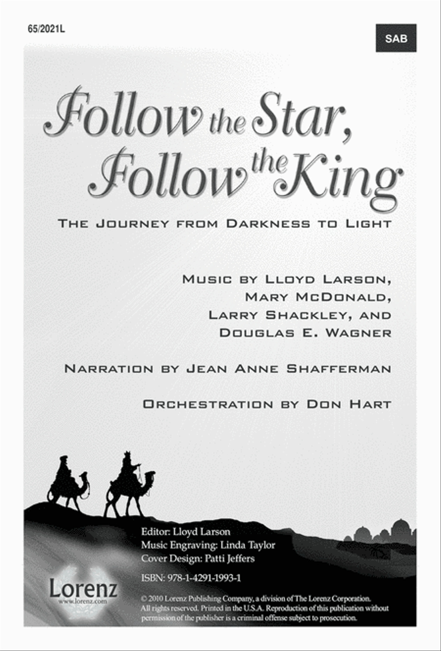 Follow the Star, Follow the King (Digital Download) 3-Part scores gallery preview page 1