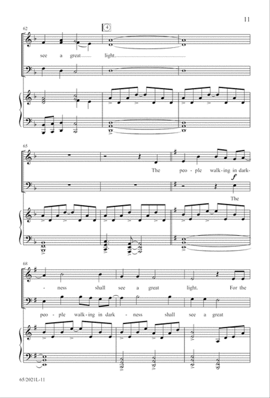 Follow the Star, Follow the King (Digital Download) 3-Part scores gallery preview page 11