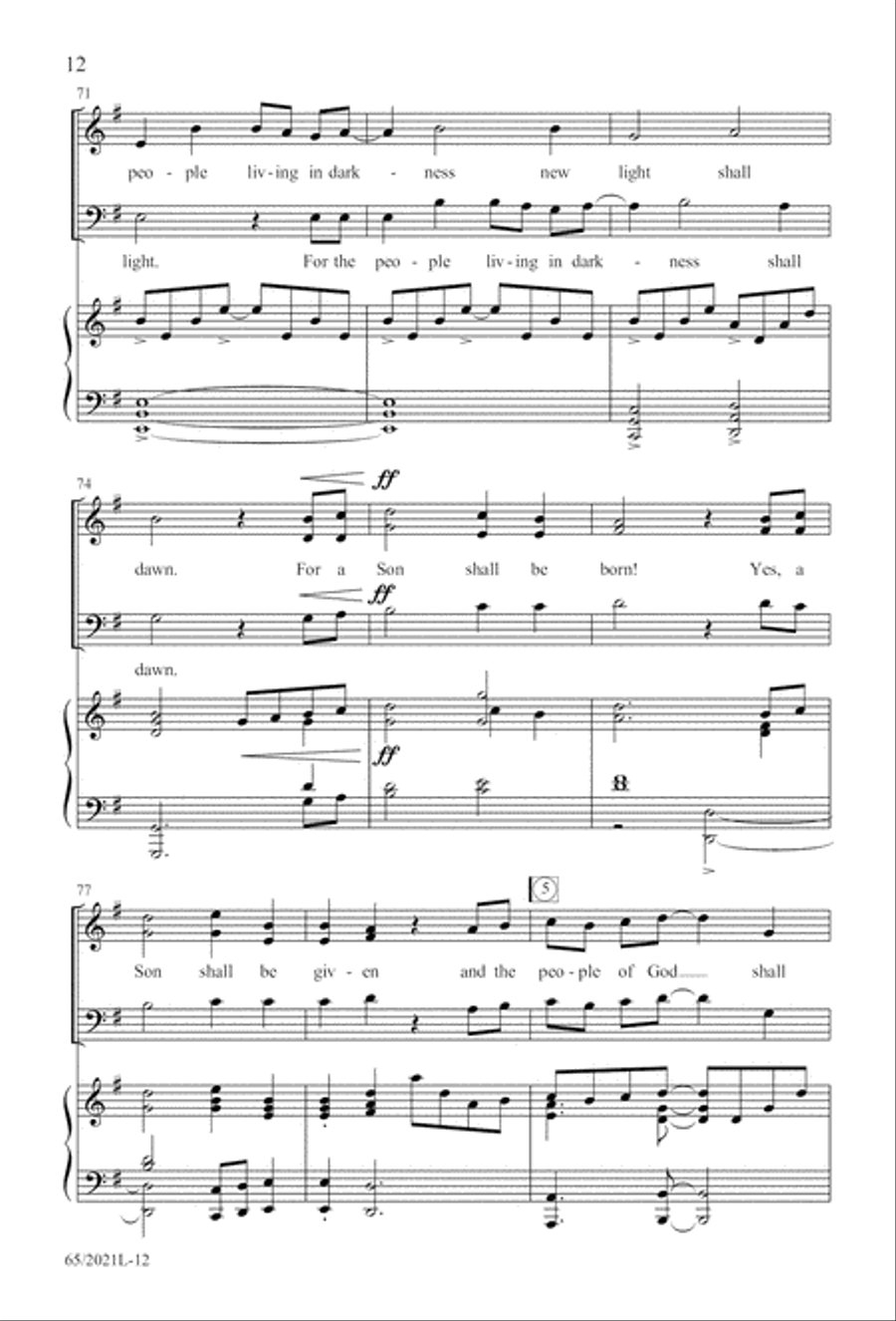 Follow the Star, Follow the King (Digital Download) 3-Part scores gallery preview page 12
