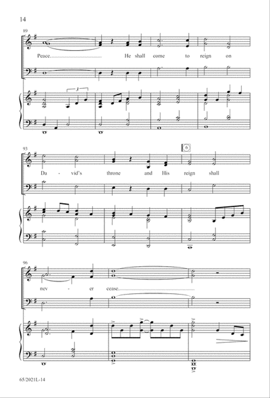 Follow the Star, Follow the King (Digital Download) 3-Part scores gallery preview page 14