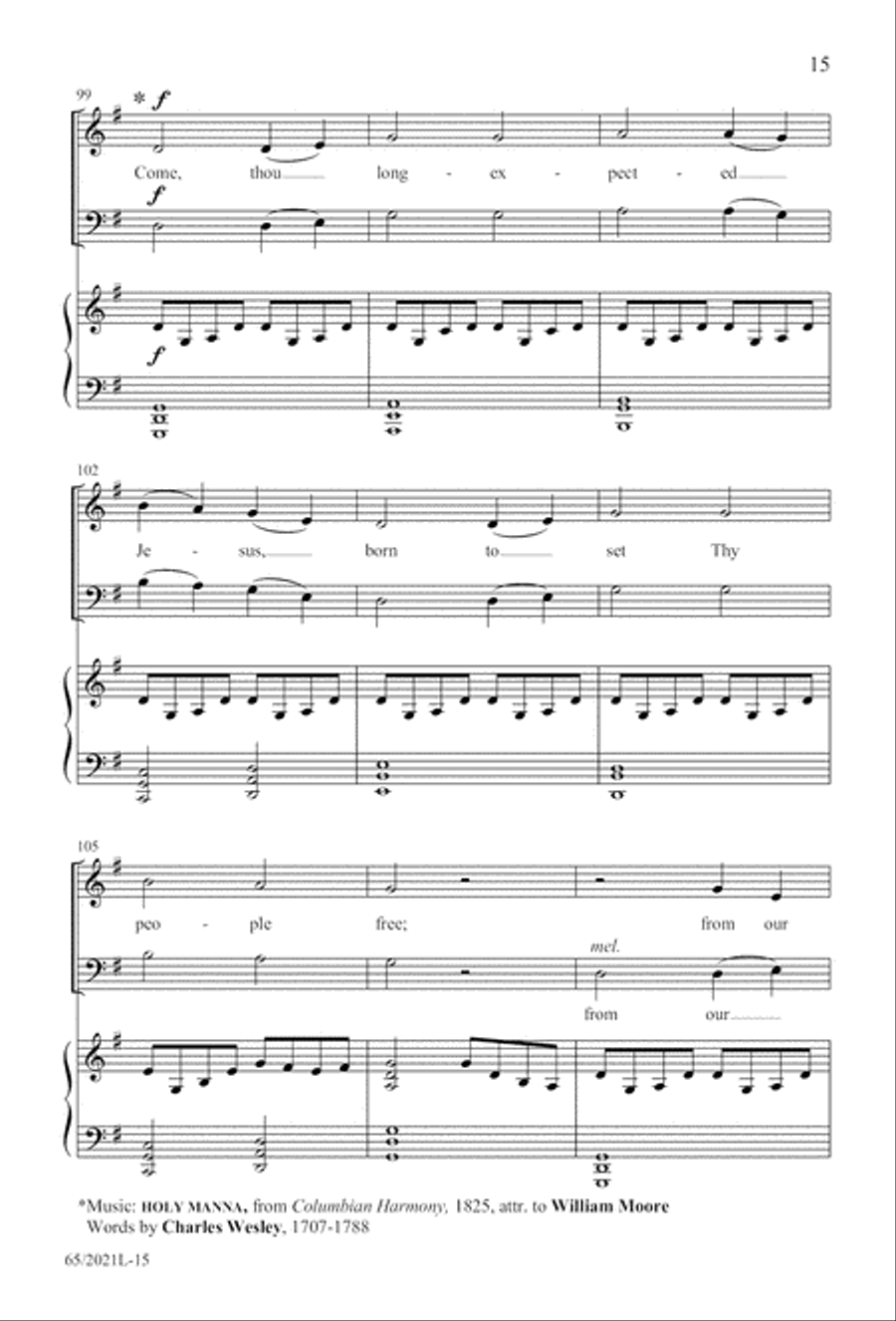 Follow the Star, Follow the King (Digital Download) 3-Part scores gallery preview page 15
