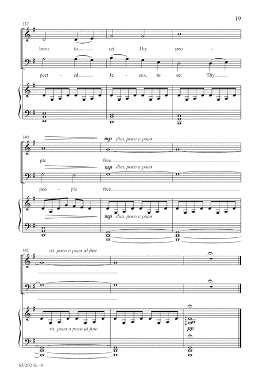 Follow the Star, Follow the King (Digital Download) 3-Part scores gallery preview page 19