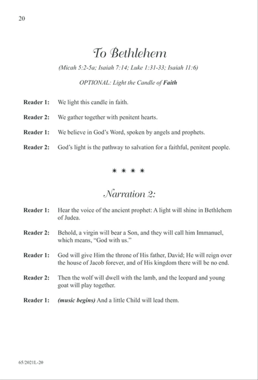 Follow the Star, Follow the King (Digital Download) 3-Part scores gallery preview page 20