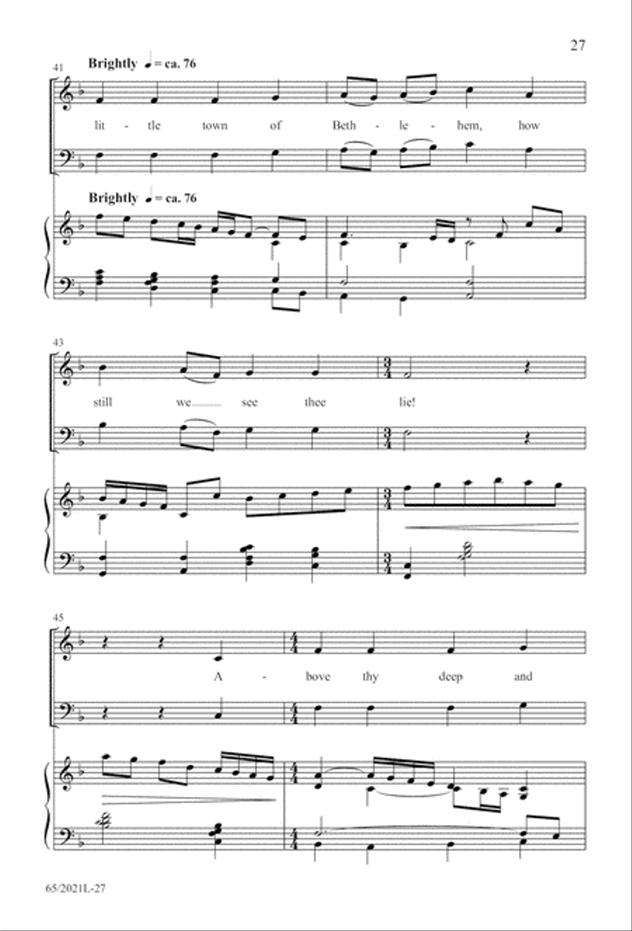 Follow the Star, Follow the King (Digital Download) 3-Part scores gallery preview page 27