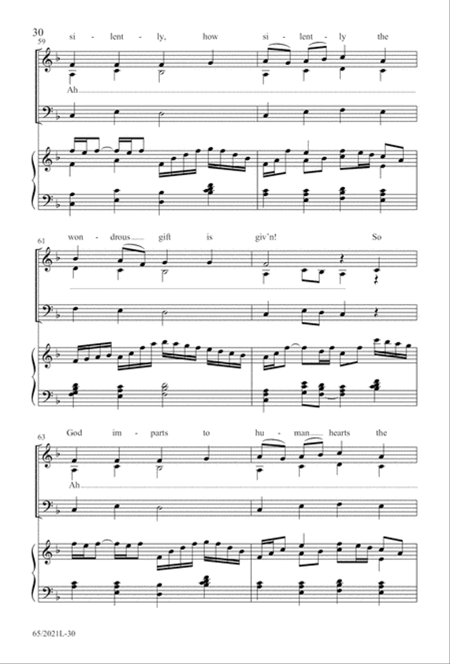 Follow the Star, Follow the King (Digital Download) 3-Part scores gallery preview page 30