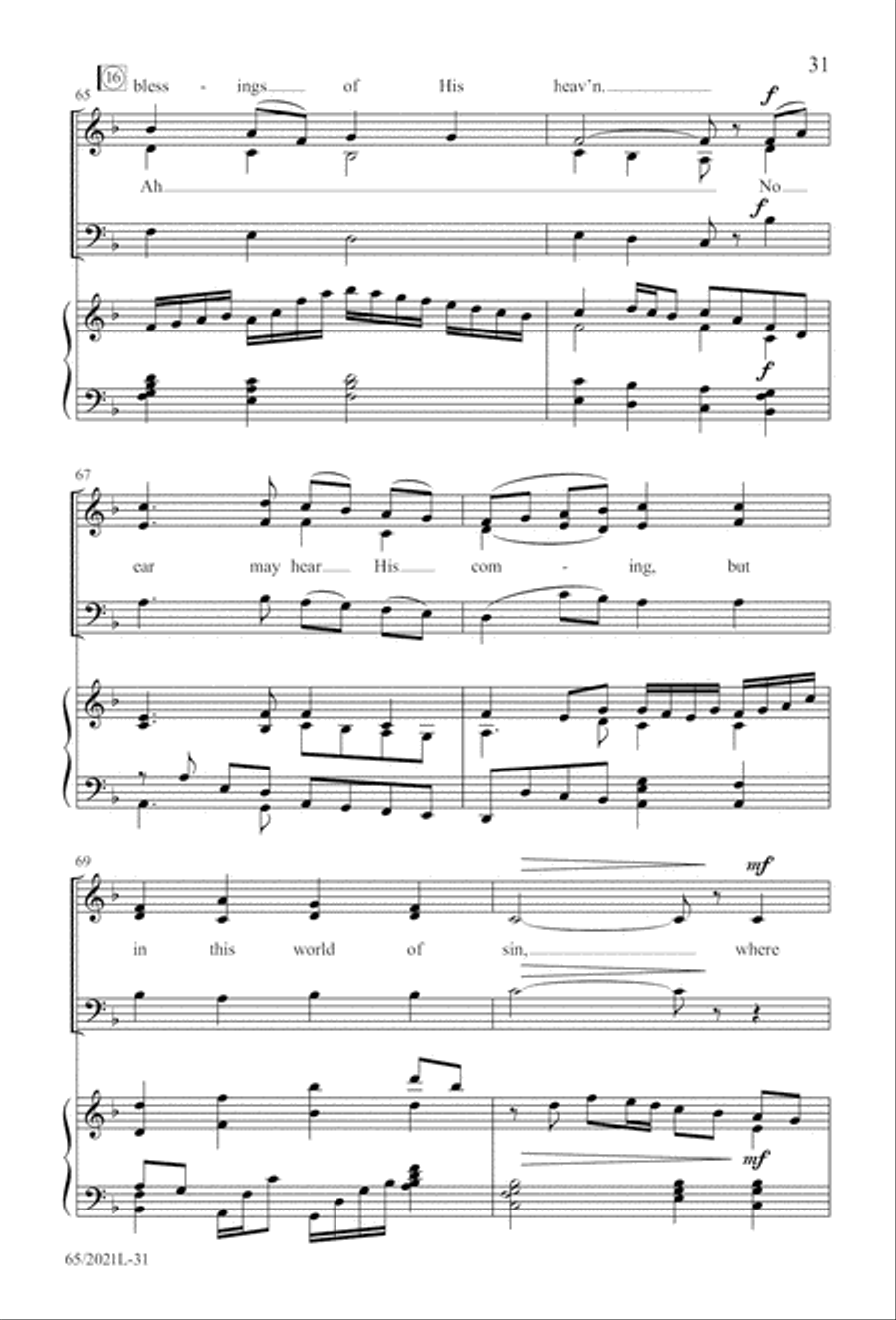 Follow the Star, Follow the King (Digital Download) 3-Part scores gallery preview page 31