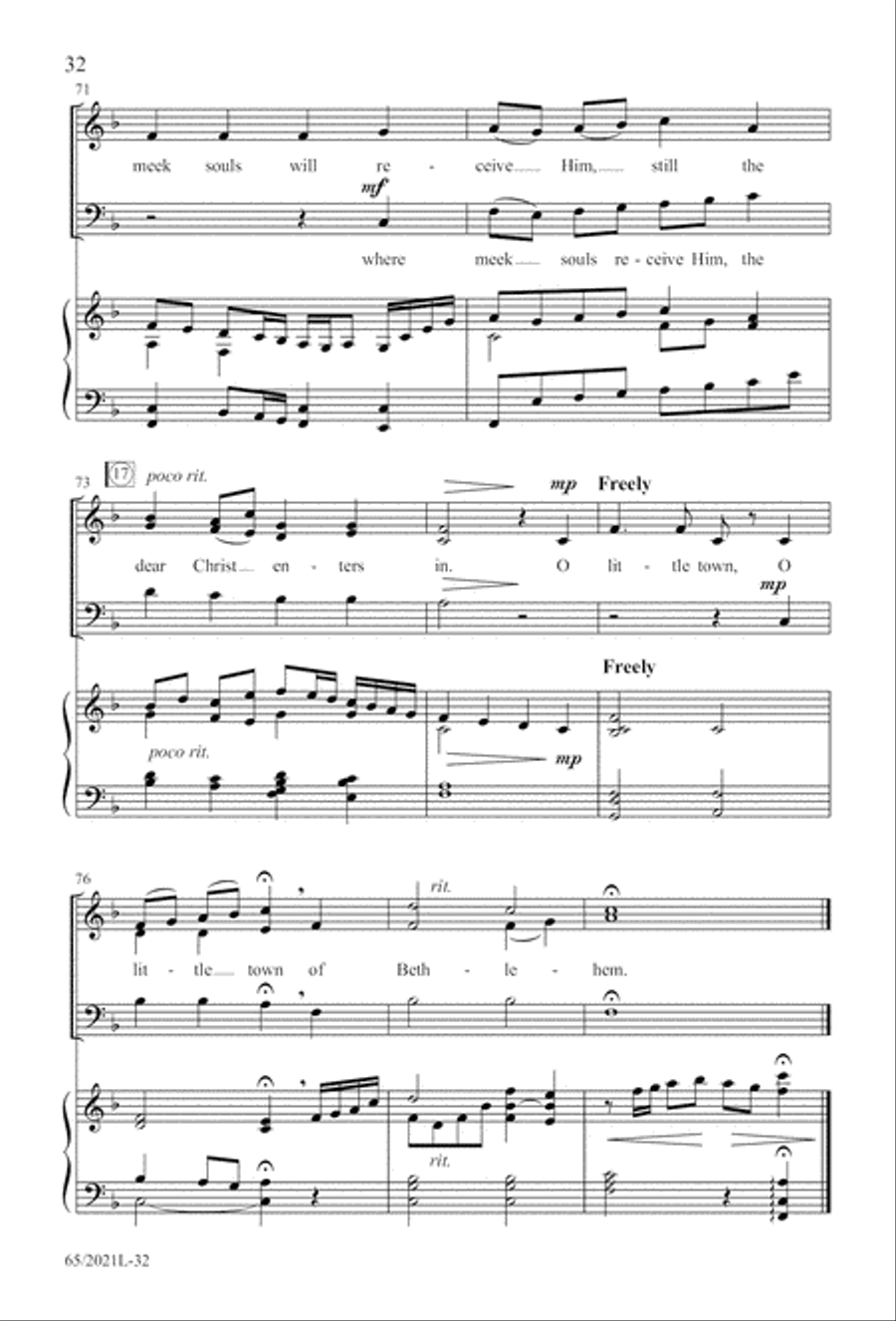 Follow the Star, Follow the King (Digital Download) 3-Part scores gallery preview page 32