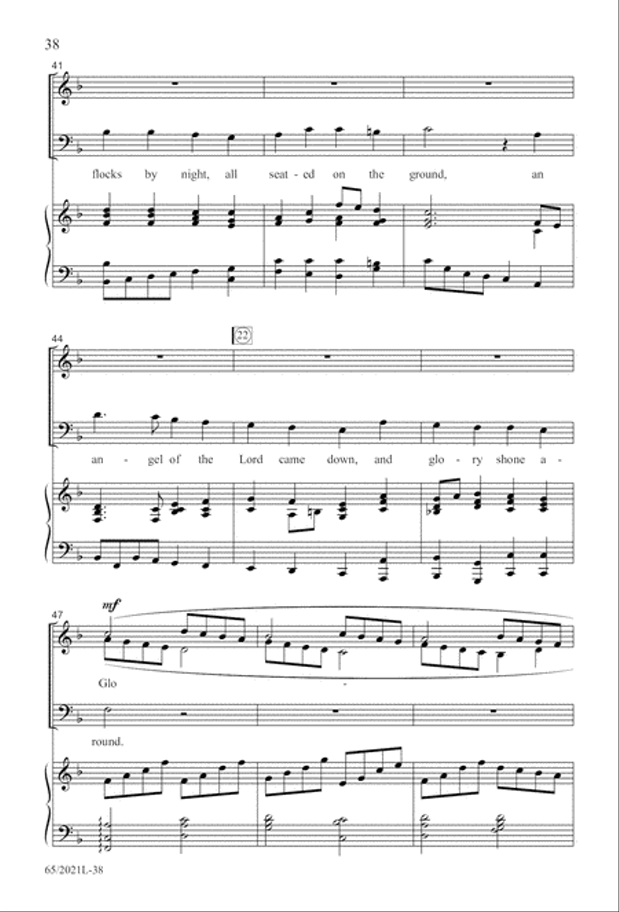 Follow the Star, Follow the King (Digital Download) 3-Part scores gallery preview page 38