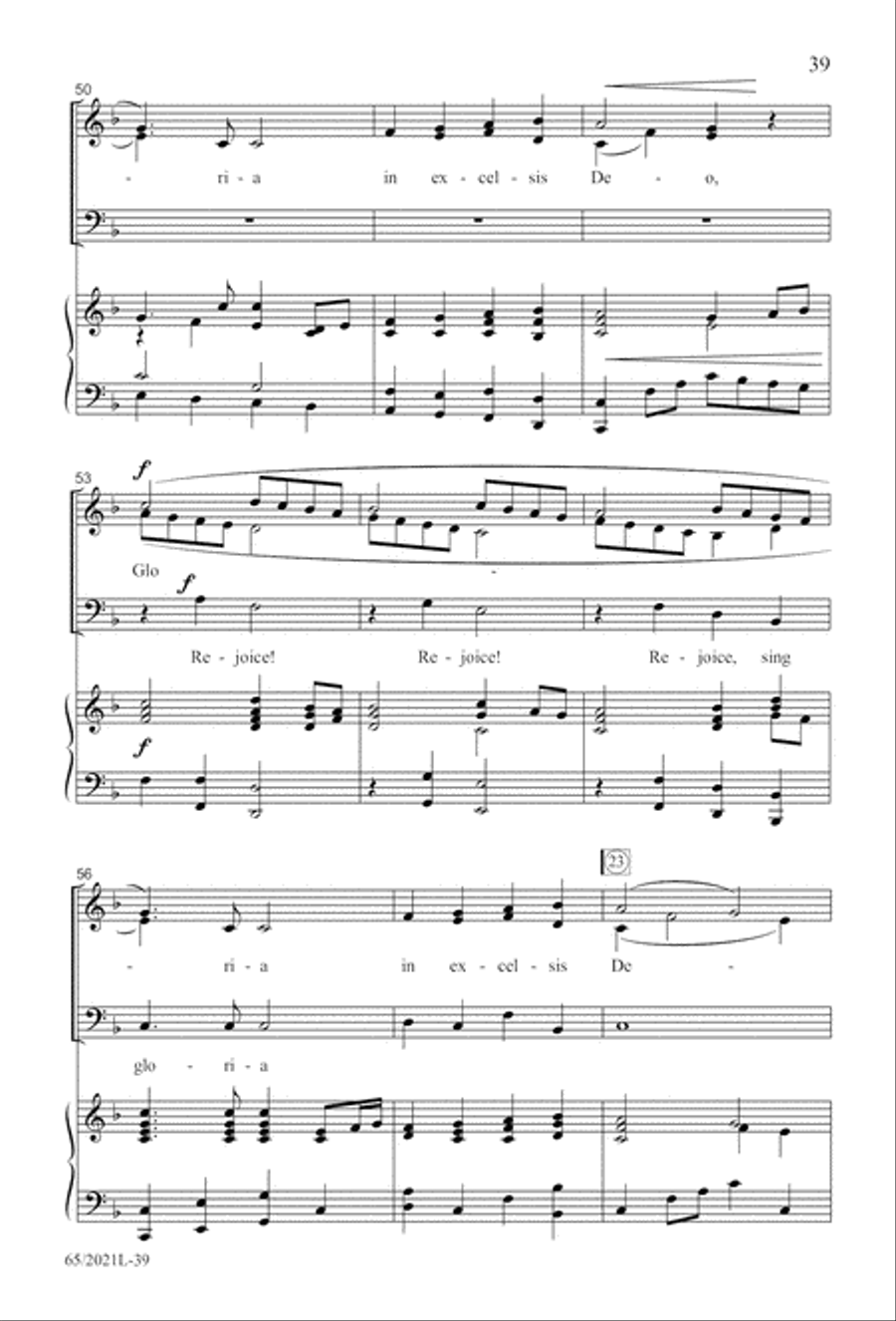 Follow the Star, Follow the King (Digital Download) 3-Part scores gallery preview page 39