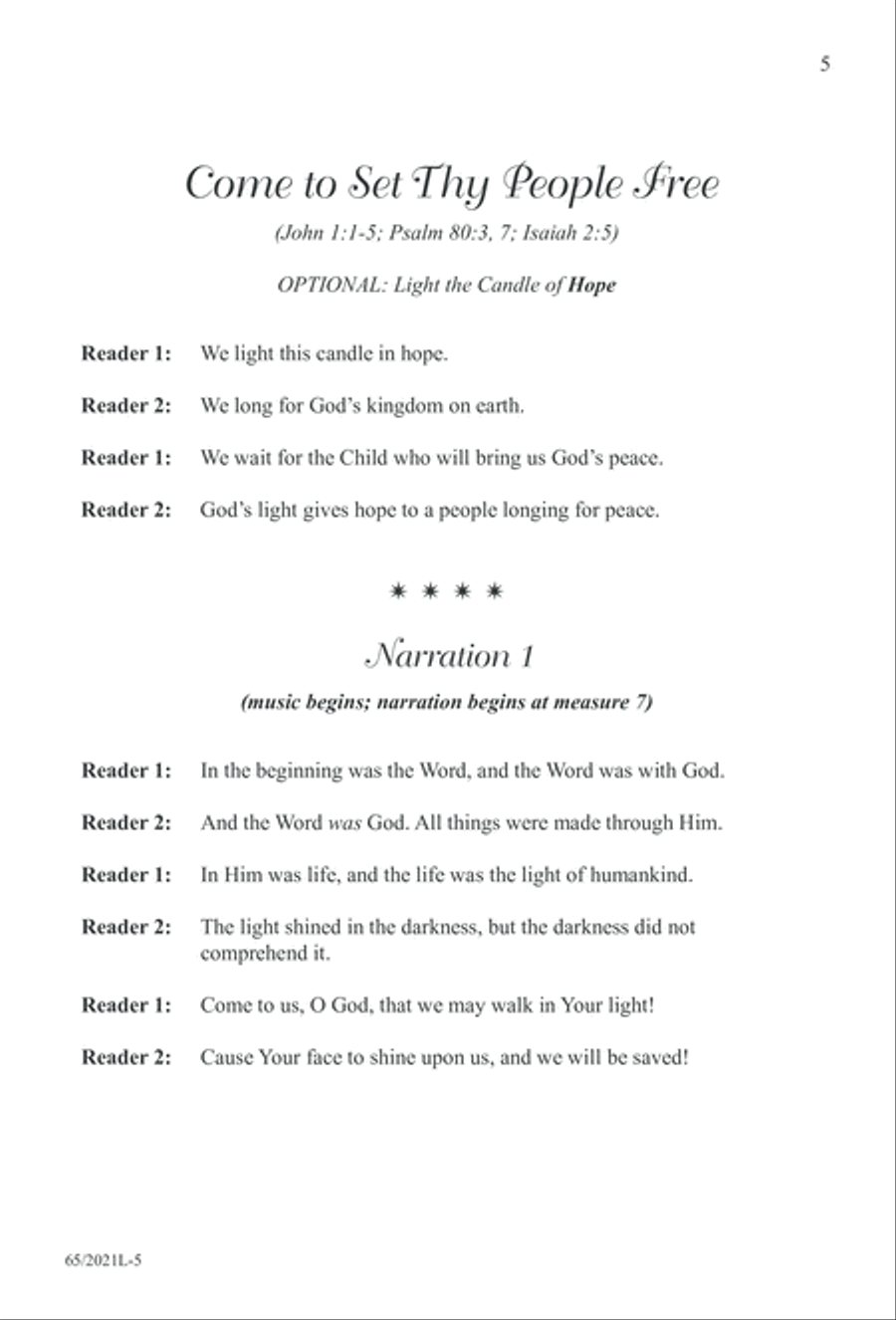 Follow the Star, Follow the King (Digital Download) 3-Part scores gallery preview page 5