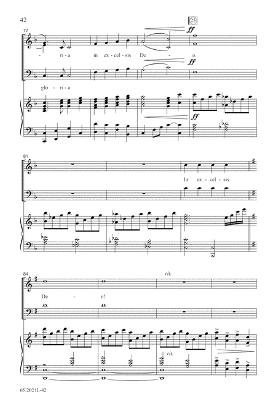 Follow the Star, Follow the King (Digital Download) 3-Part scores gallery preview page 42