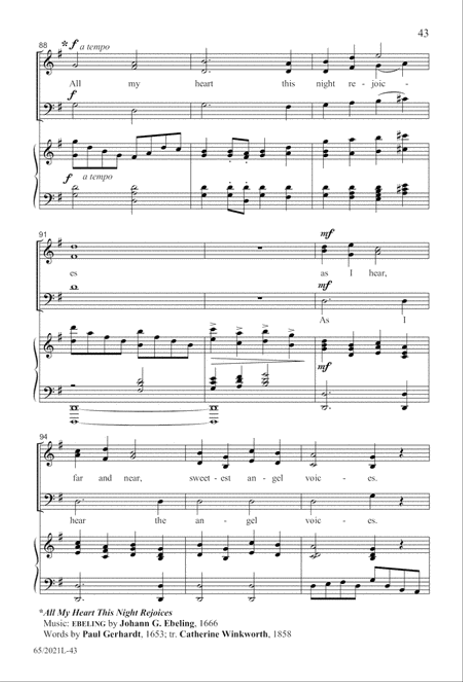 Follow the Star, Follow the King (Digital Download) 3-Part scores gallery preview page 43