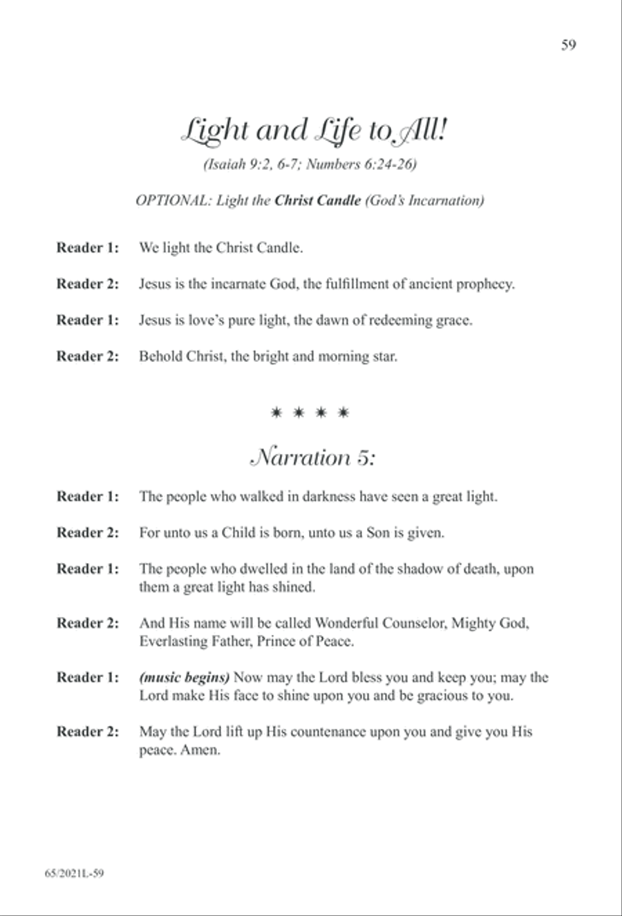 Follow the Star, Follow the King (Digital Download) 3-Part scores gallery preview page 59