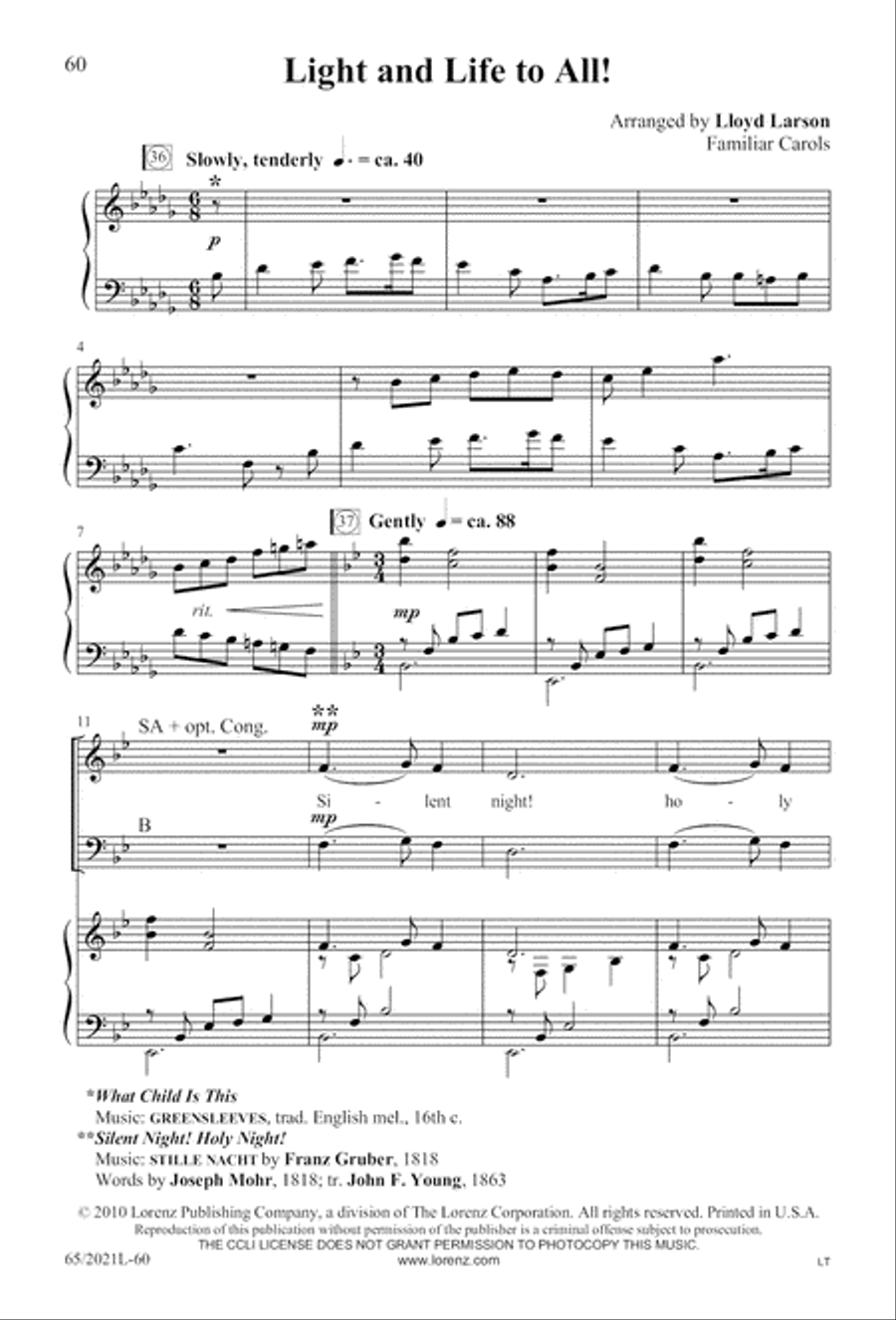 Follow the Star, Follow the King (Digital Download) 3-Part scores gallery preview page 60