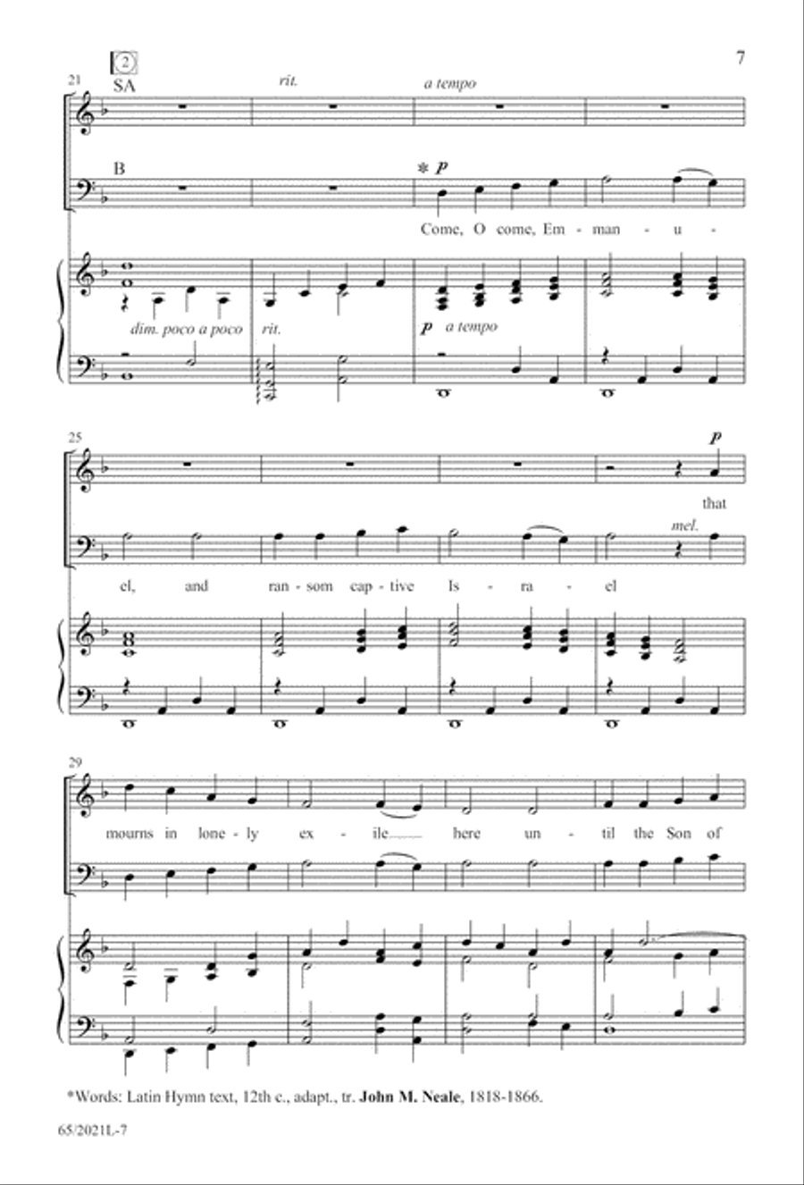 Follow the Star, Follow the King (Digital Download) 3-Part scores gallery preview page 7