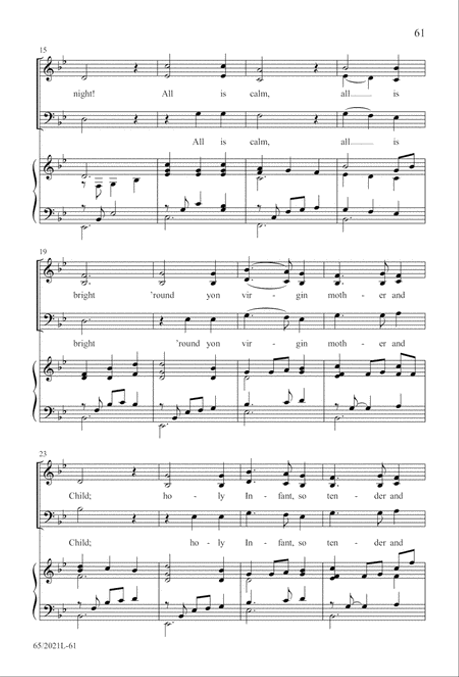 Follow the Star, Follow the King (Digital Download) 3-Part scores gallery preview page 61