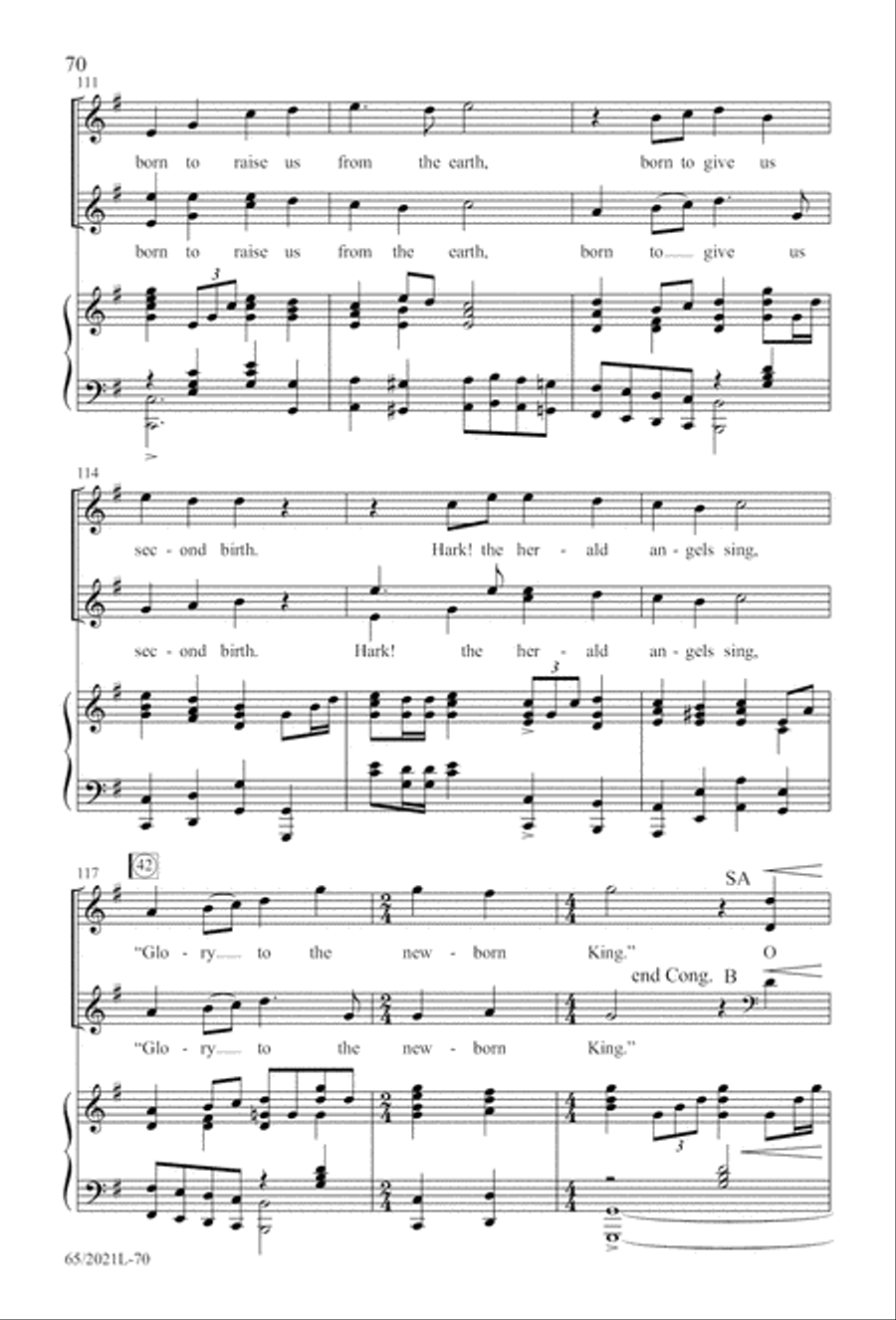 Follow the Star, Follow the King (Digital Download) 3-Part scores gallery preview page 70