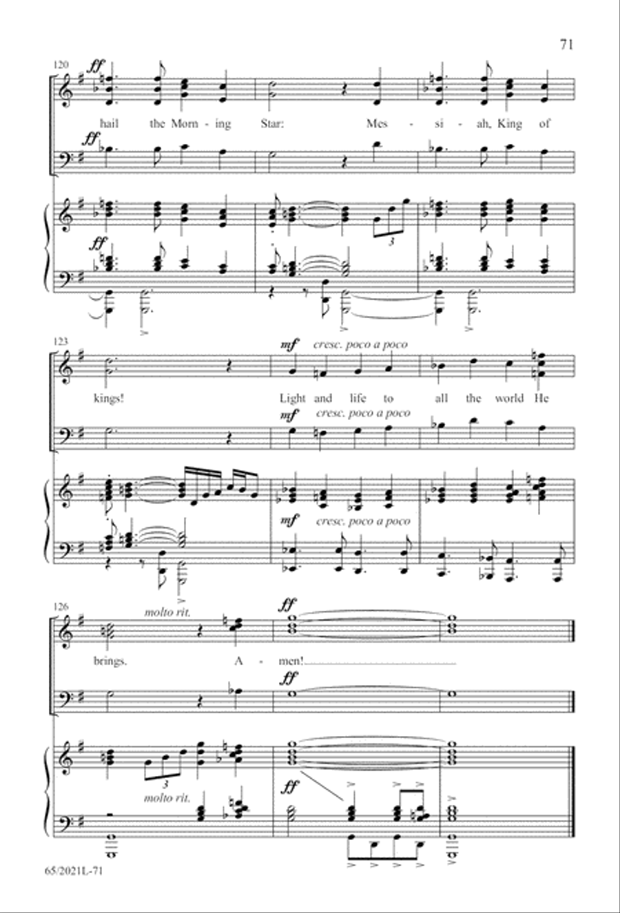 Follow the Star, Follow the King (Digital Download) 3-Part scores gallery preview page 71