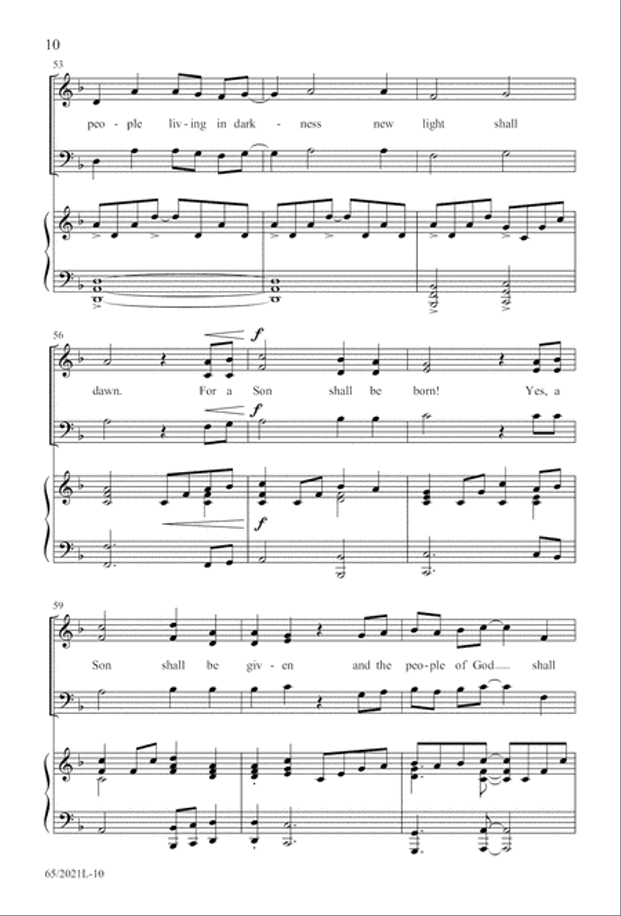 Follow the Star, Follow the King (Digital Download) 3-Part scores gallery preview page 10