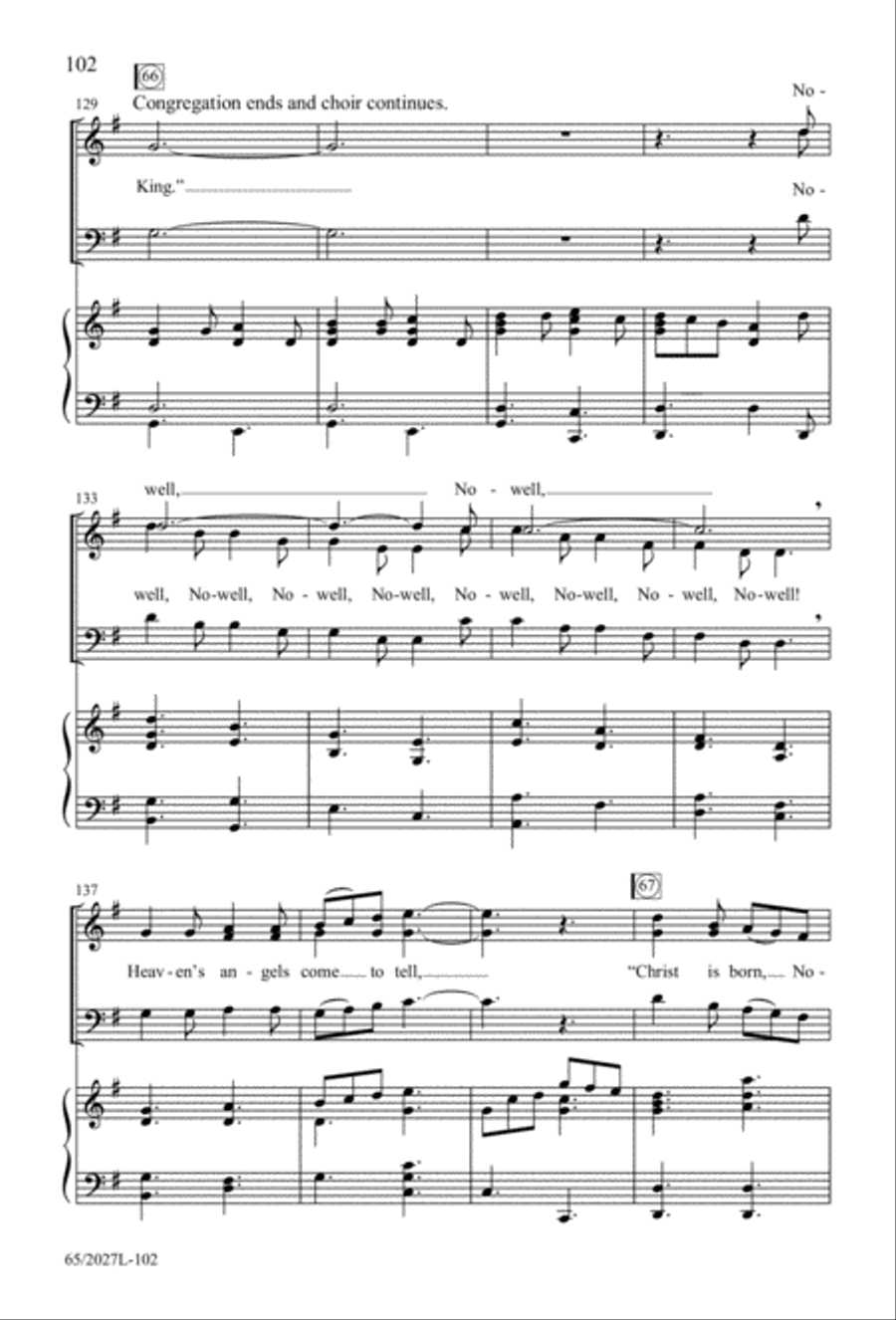 Night of the Father's Love (Digital Download) 3-Part scores gallery preview page 102