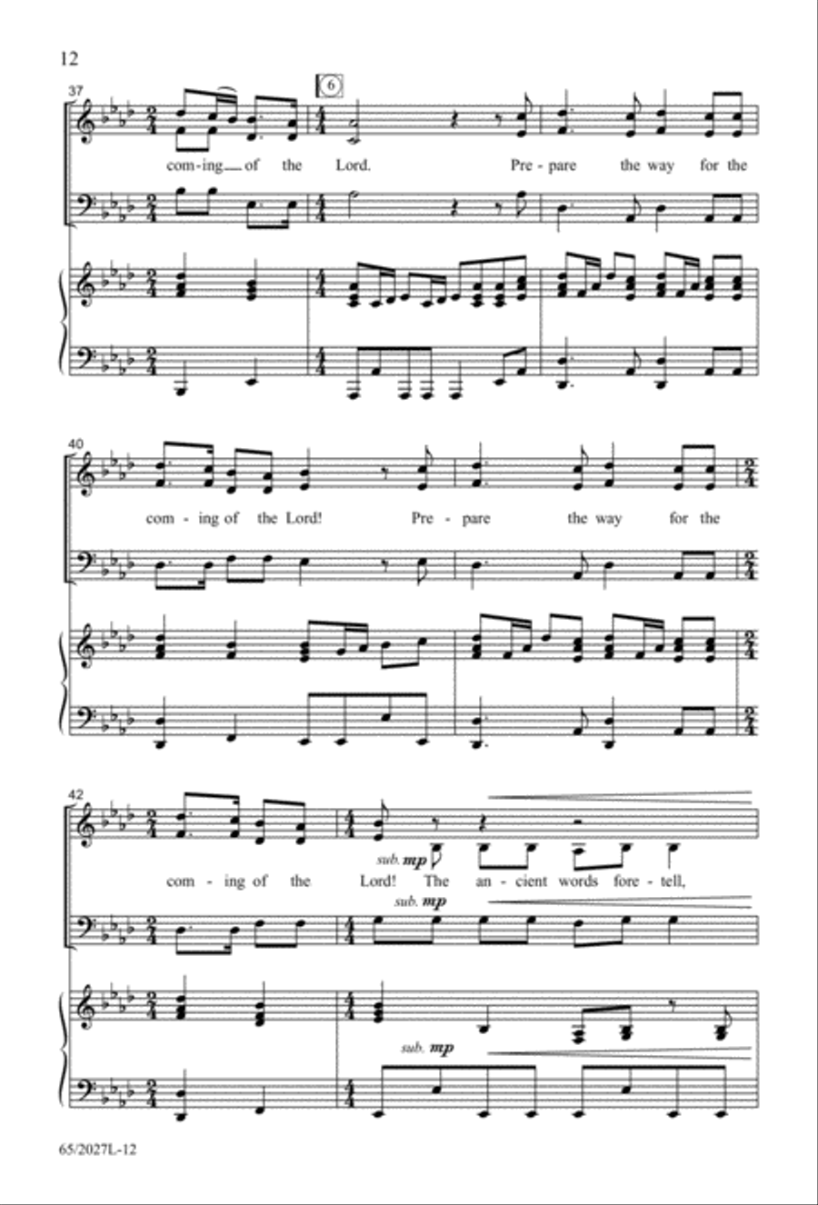 Night of the Father's Love (Digital Download) 3-Part scores gallery preview page 12