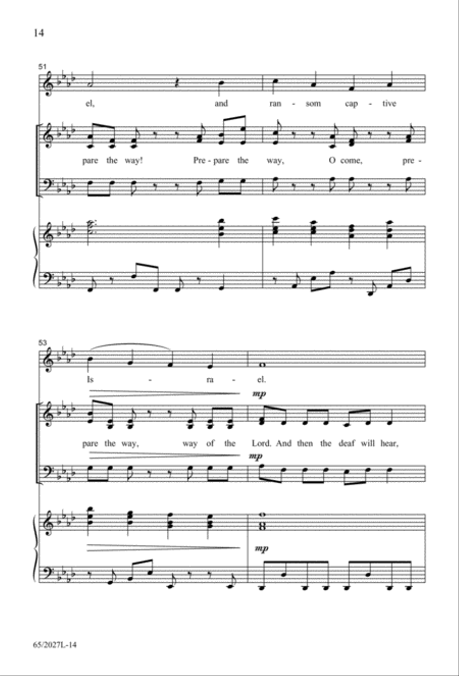 Night of the Father's Love (Digital Download) 3-Part scores gallery preview page 14