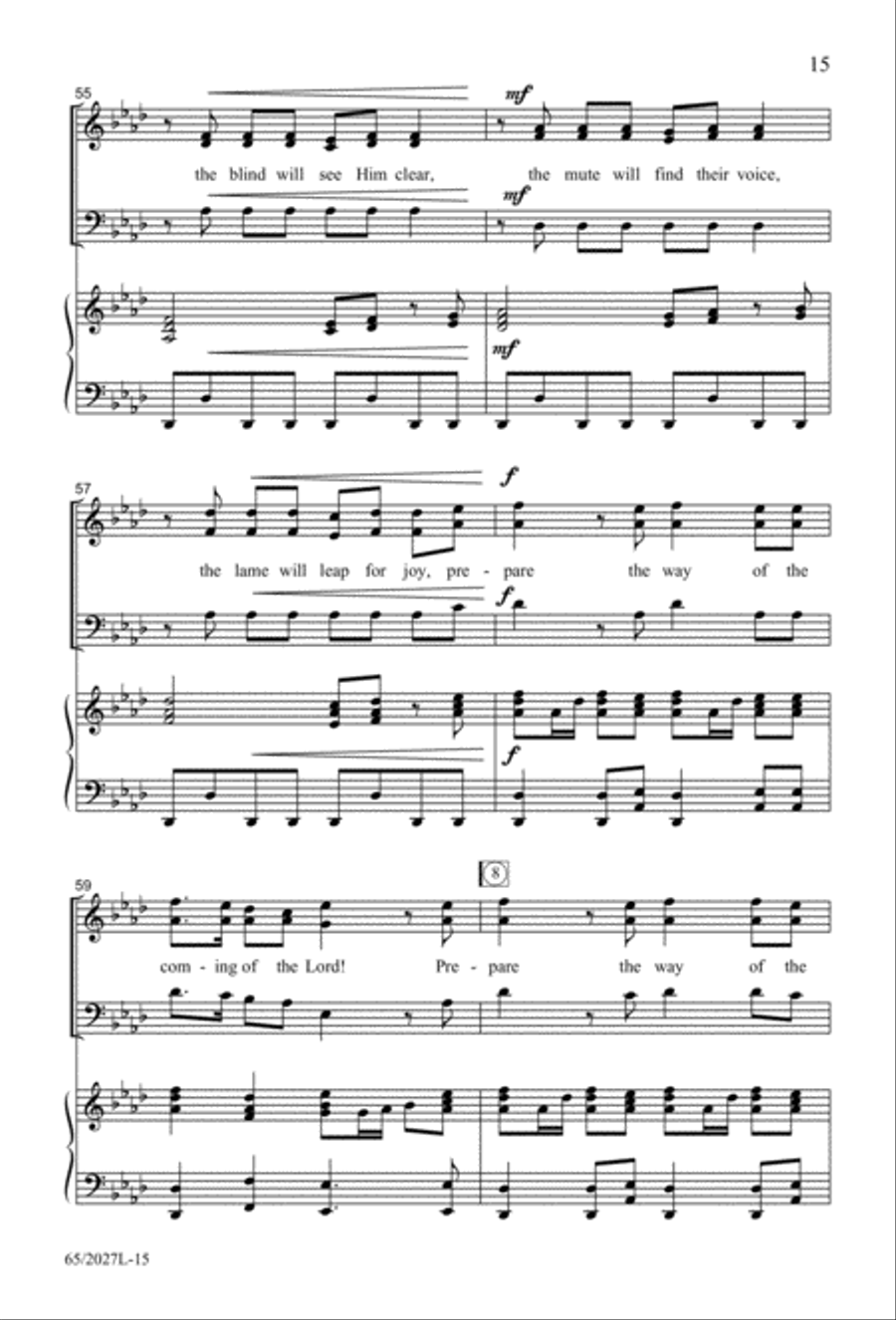 Night of the Father's Love (Digital Download) 3-Part scores gallery preview page 15