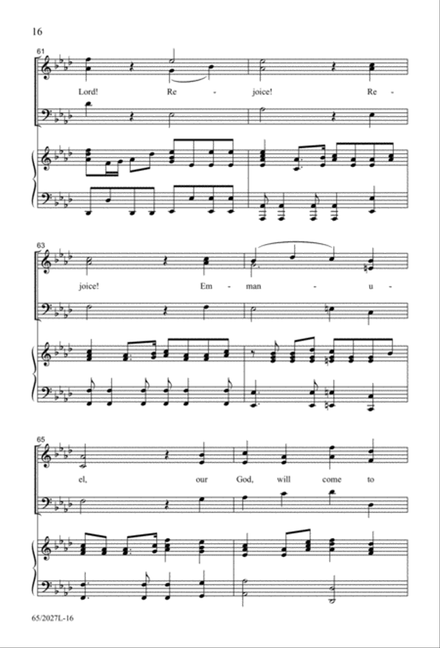 Night of the Father's Love (Digital Download) 3-Part scores gallery preview page 16