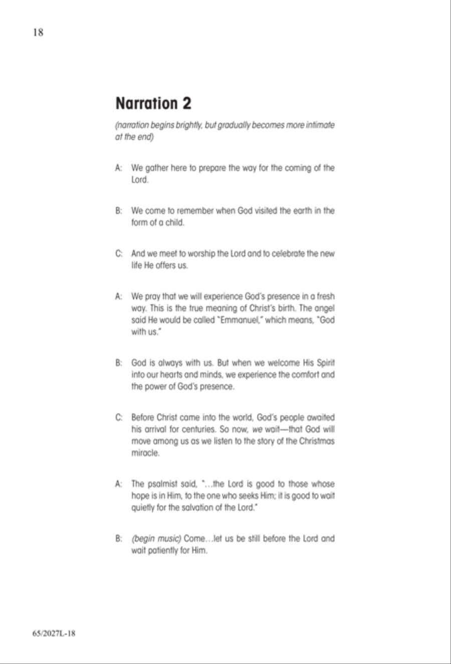 Night of the Father's Love (Digital Download) 3-Part scores gallery preview page 18