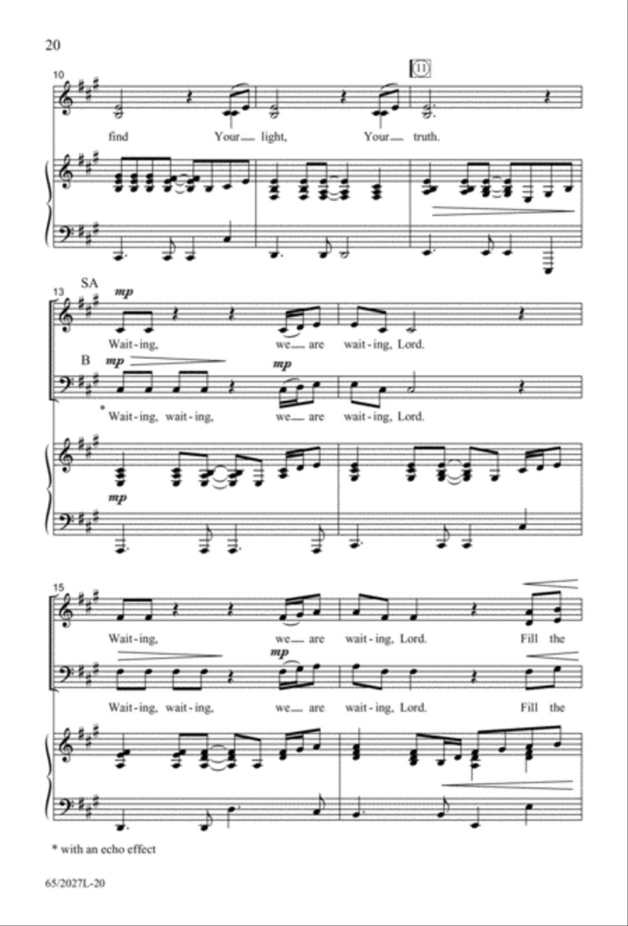 Night of the Father's Love (Digital Download) 3-Part scores gallery preview page 20