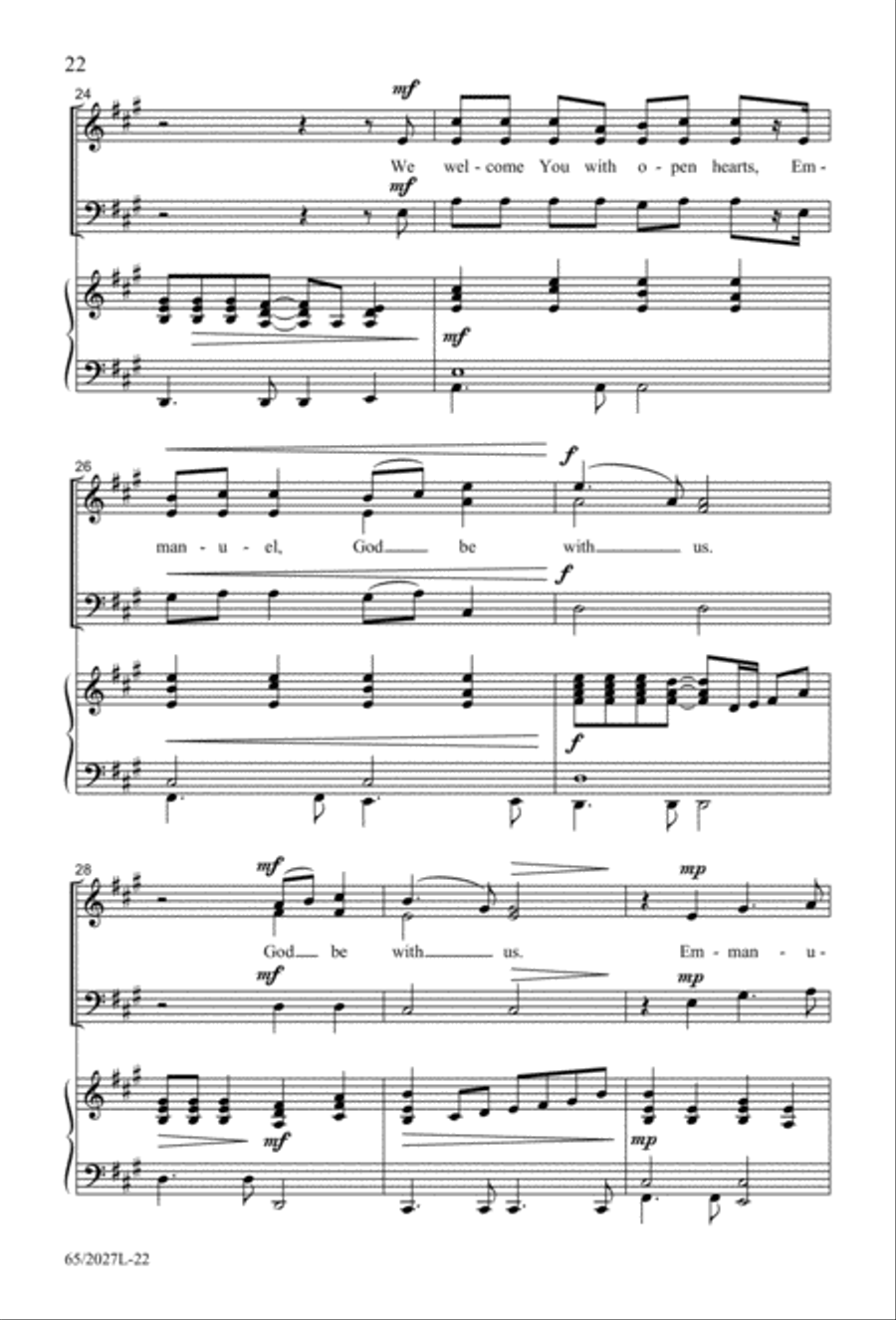 Night of the Father's Love (Digital Download) 3-Part scores gallery preview page 22
