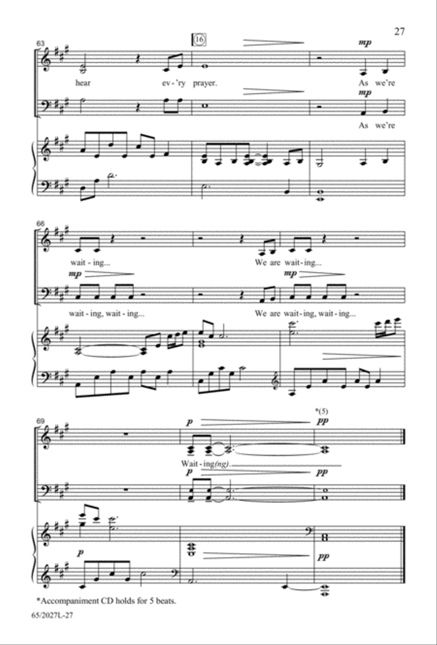 Night of the Father's Love (Digital Download) 3-Part scores gallery preview page 27