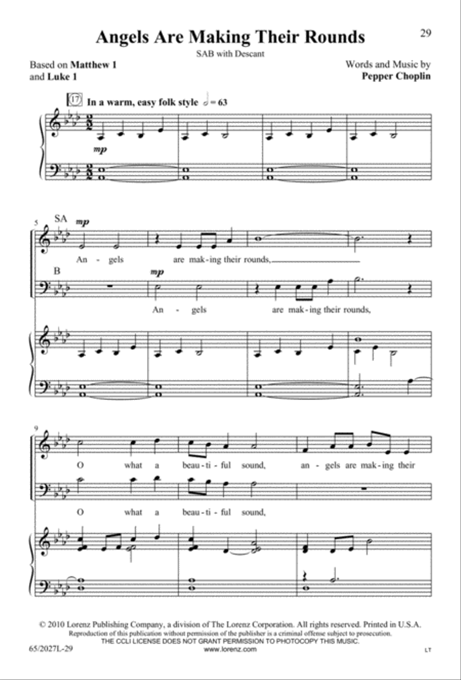 Night of the Father's Love (Digital Download) 3-Part scores gallery preview page 29