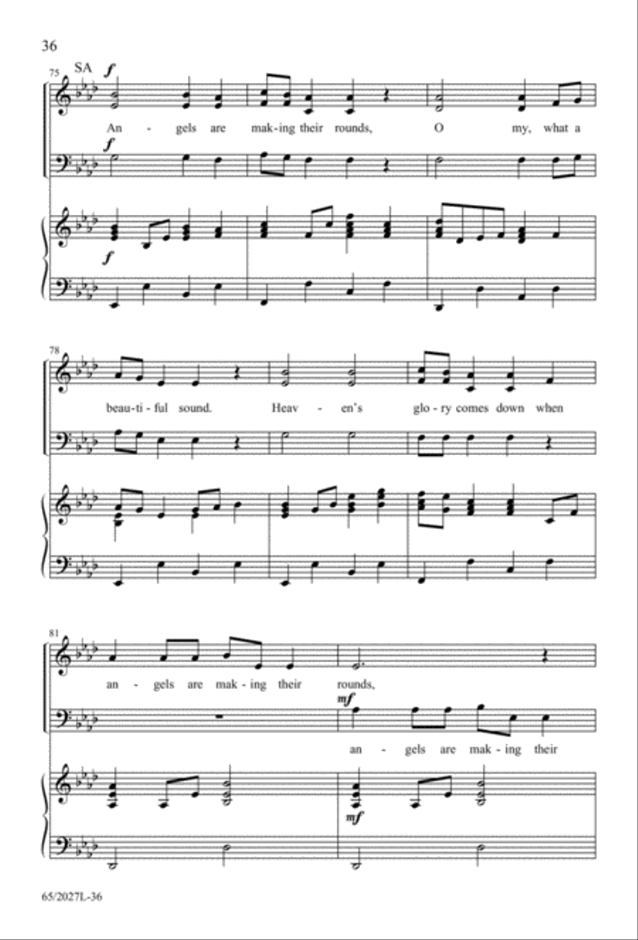 Night of the Father's Love (Digital Download) 3-Part scores gallery preview page 36