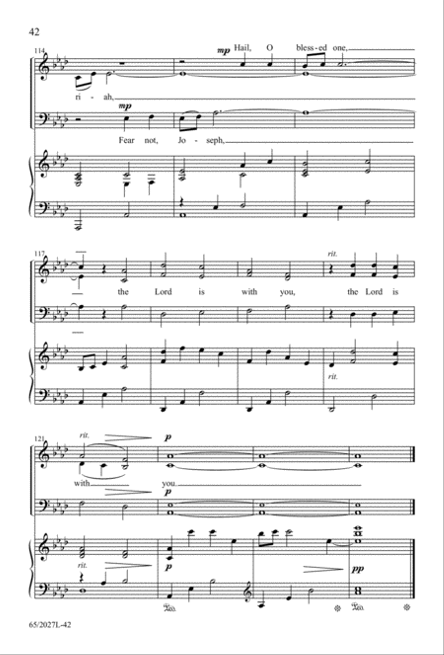Night of the Father's Love (Digital Download) 3-Part scores gallery preview page 42