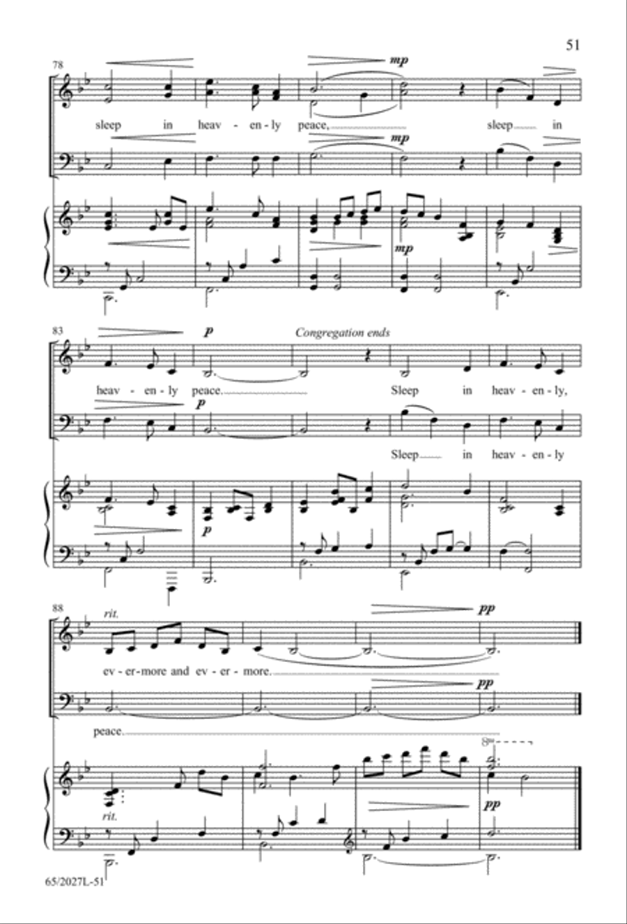 Night of the Father's Love (Digital Download) 3-Part scores gallery preview page 51