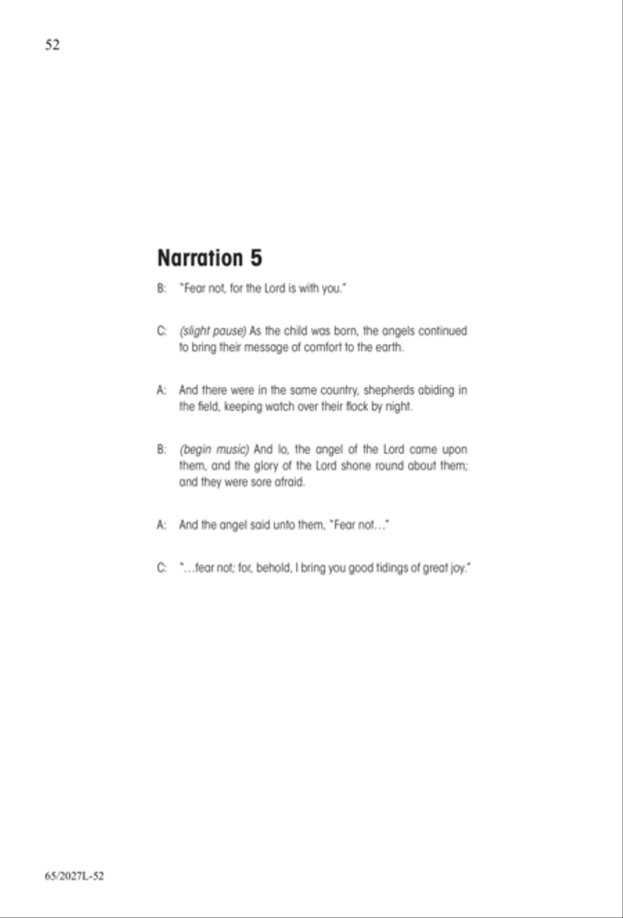 Night of the Father's Love (Digital Download) 3-Part scores gallery preview page 52