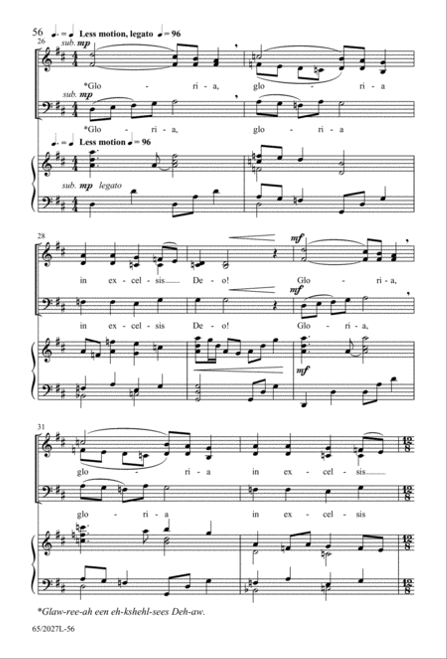 Night of the Father's Love (Digital Download) 3-Part scores gallery preview page 56