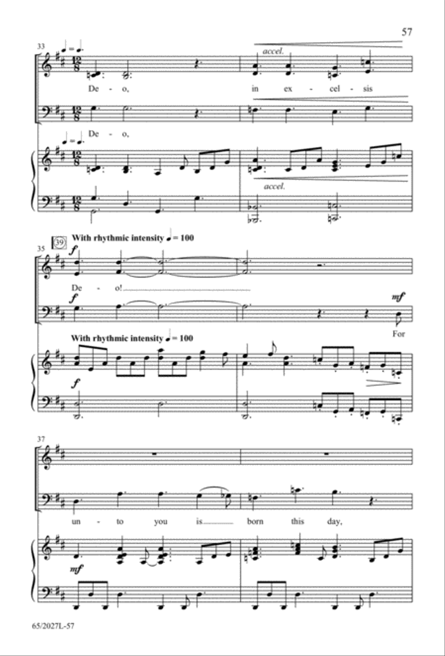 Night of the Father's Love (Digital Download) 3-Part scores gallery preview page 57
