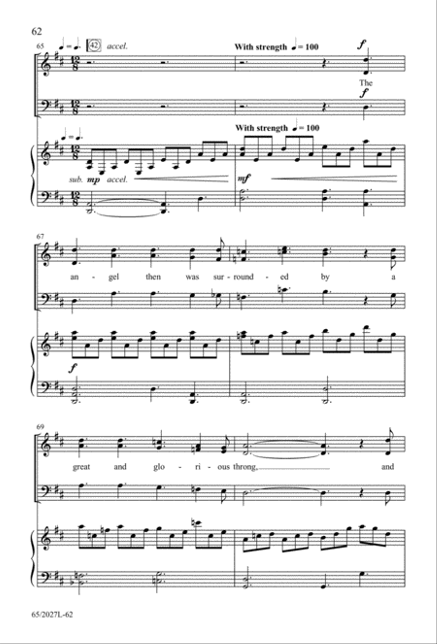 Night of the Father's Love (Digital Download) 3-Part scores gallery preview page 62