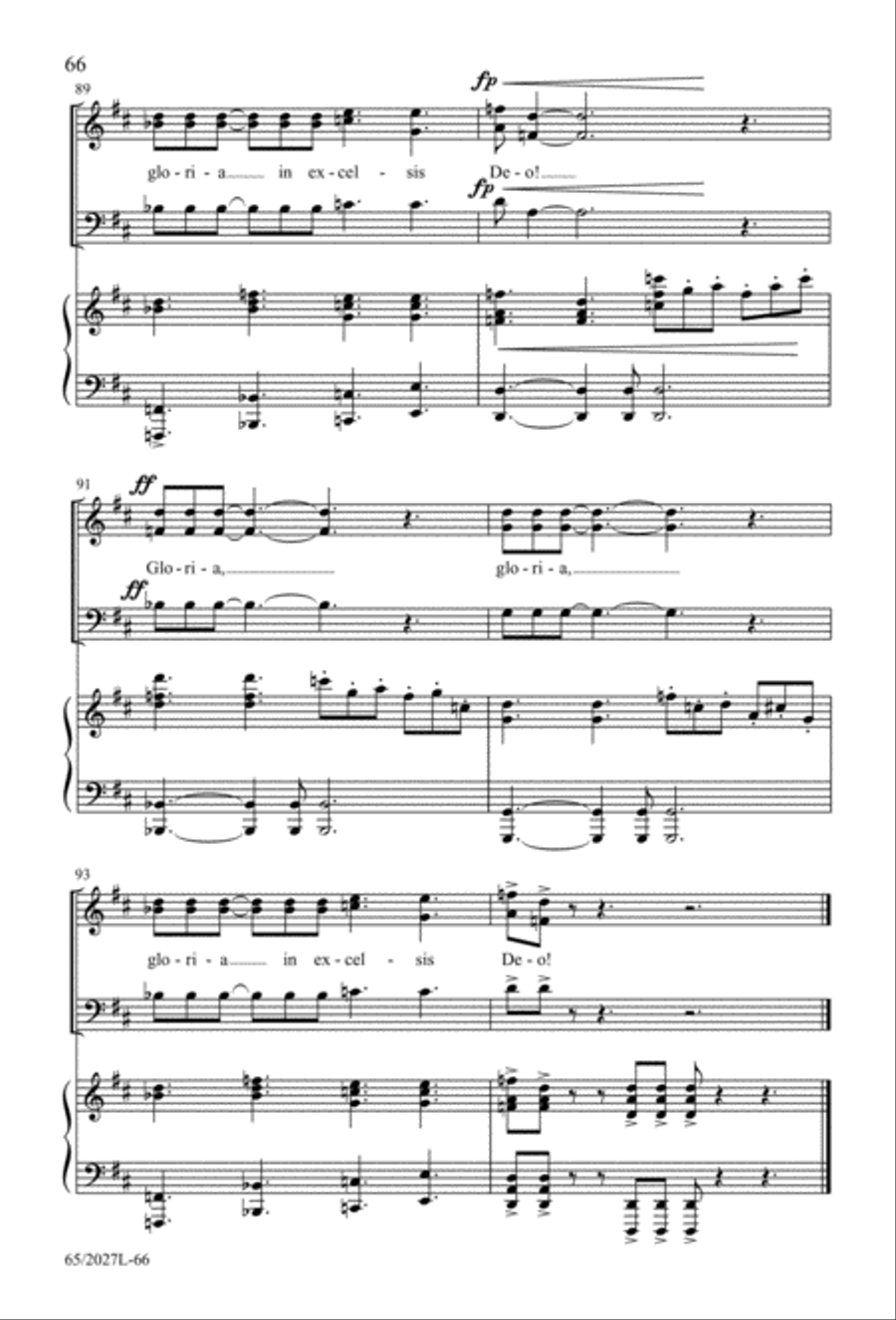 Night of the Father's Love (Digital Download) 3-Part scores gallery preview page 66