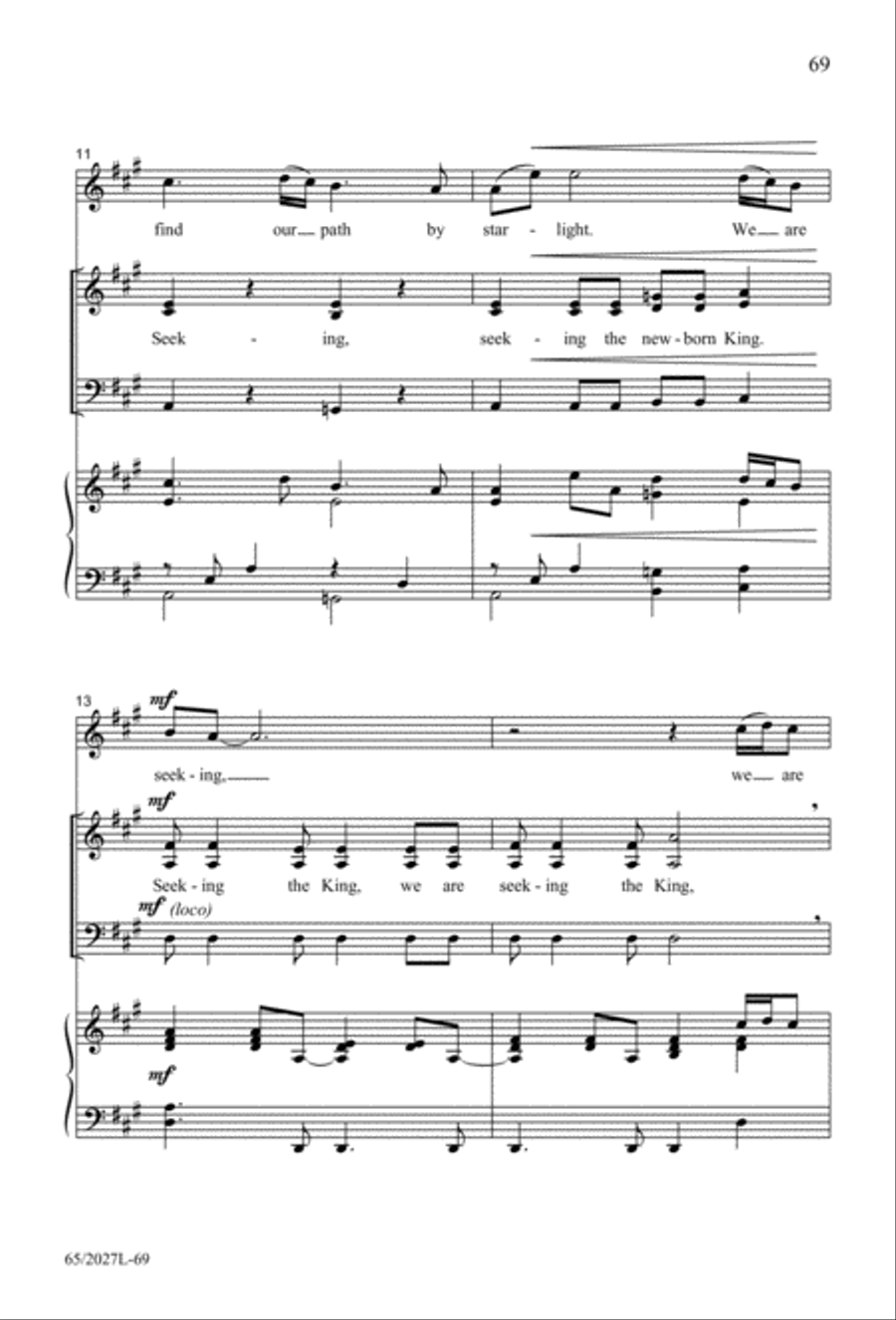 Night of the Father's Love (Digital Download) 3-Part scores gallery preview page 69