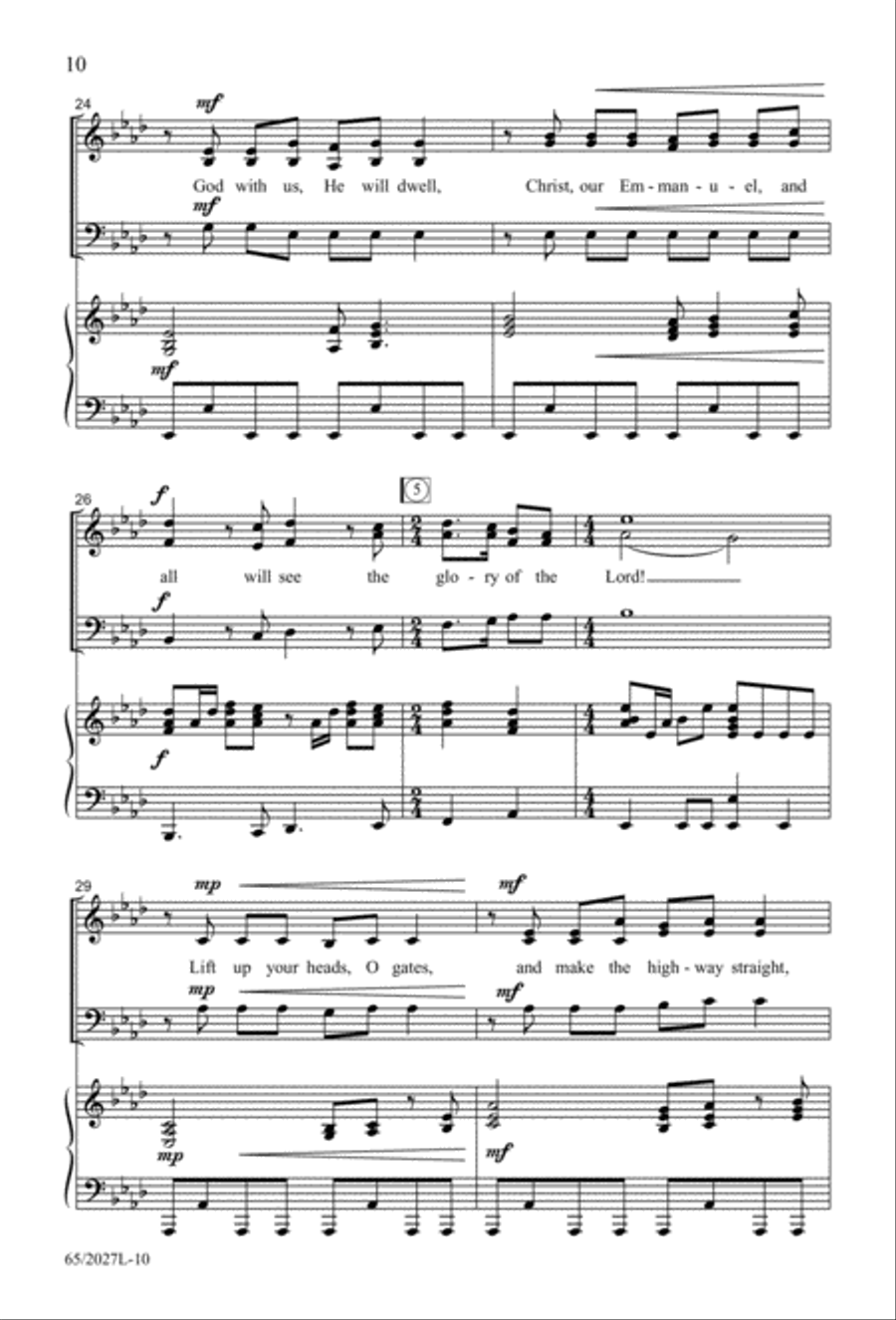 Night of the Father's Love (Digital Download) 3-Part scores gallery preview page 10