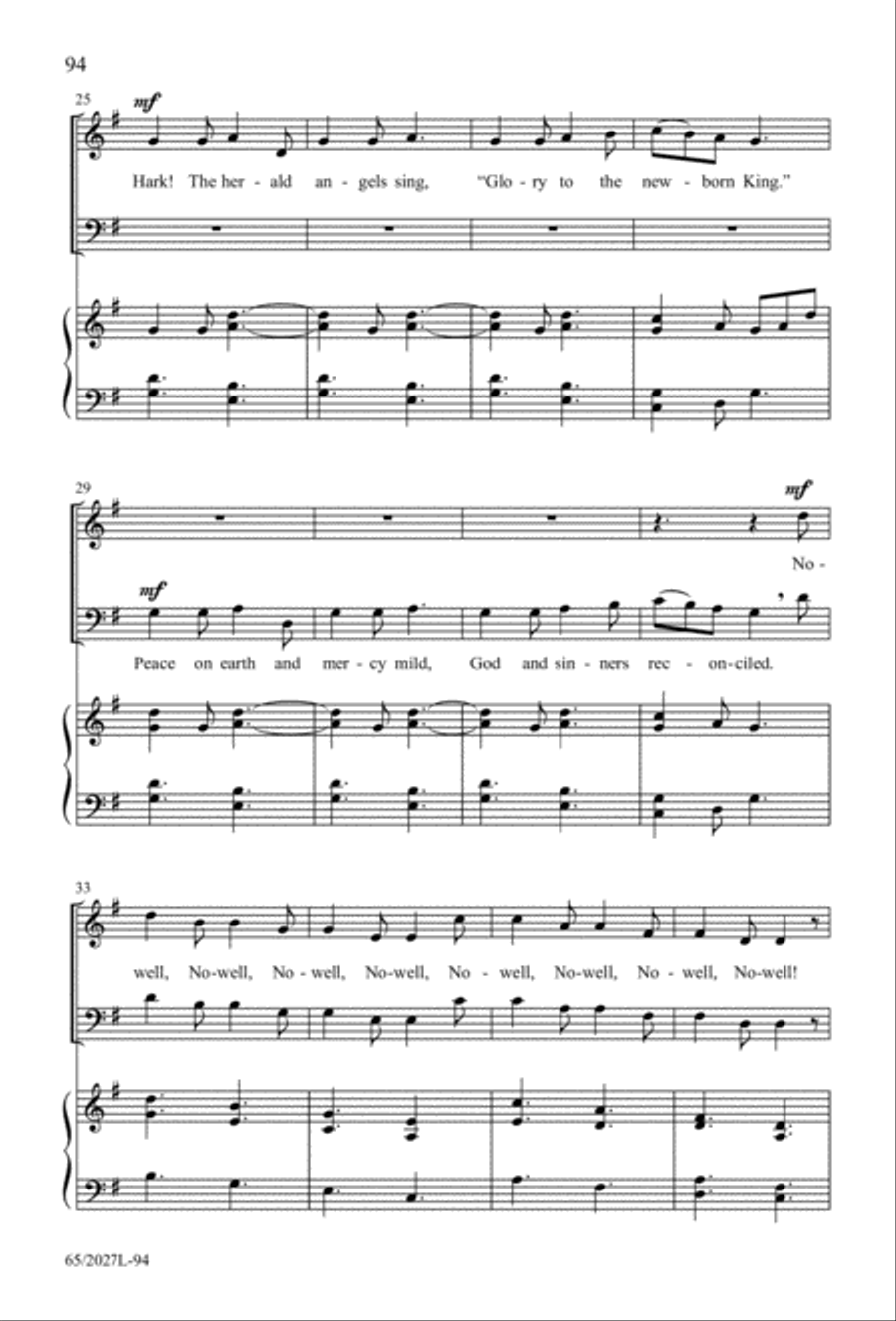 Night of the Father's Love (Digital Download) 3-Part scores gallery preview page 94