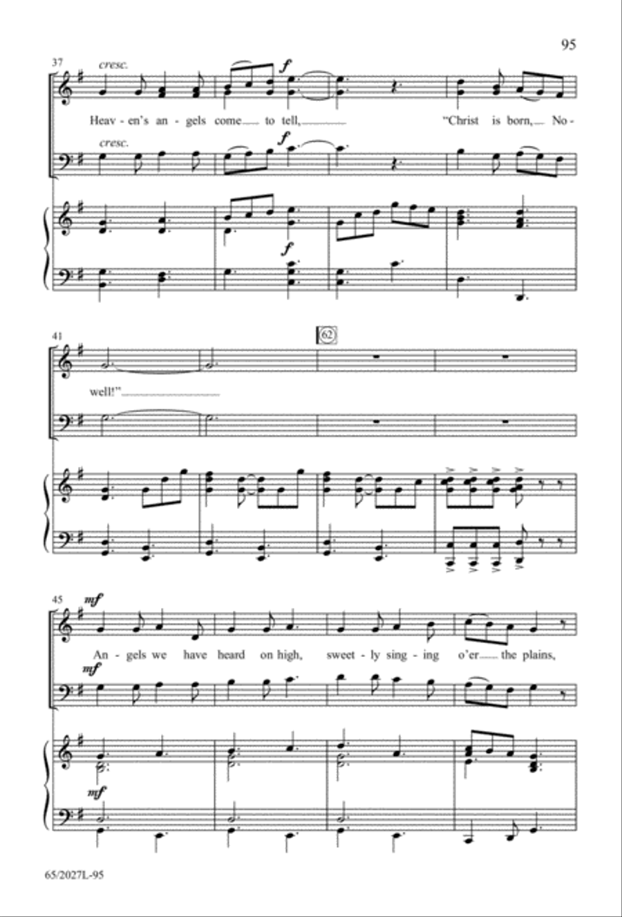 Night of the Father's Love (Digital Download) 3-Part scores gallery preview page 95
