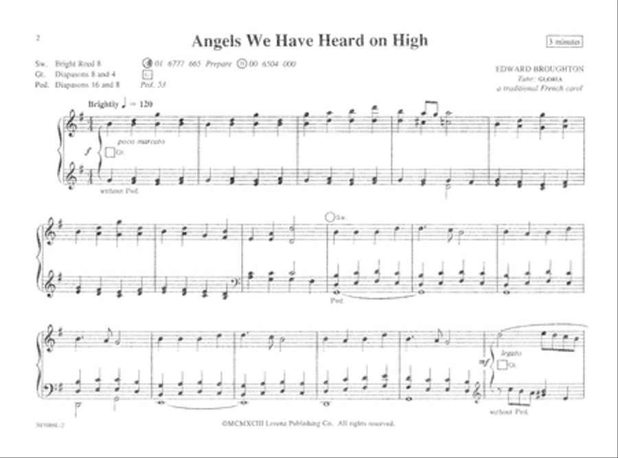 Celebrate Christmas, Vol. 3 (Digital Download) Organ scores gallery preview page 4