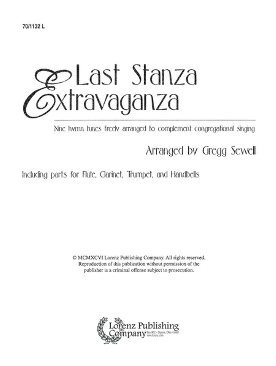 Last Stanza Extravaganza (Digital Download) 3-Octaves scores gallery preview page 3