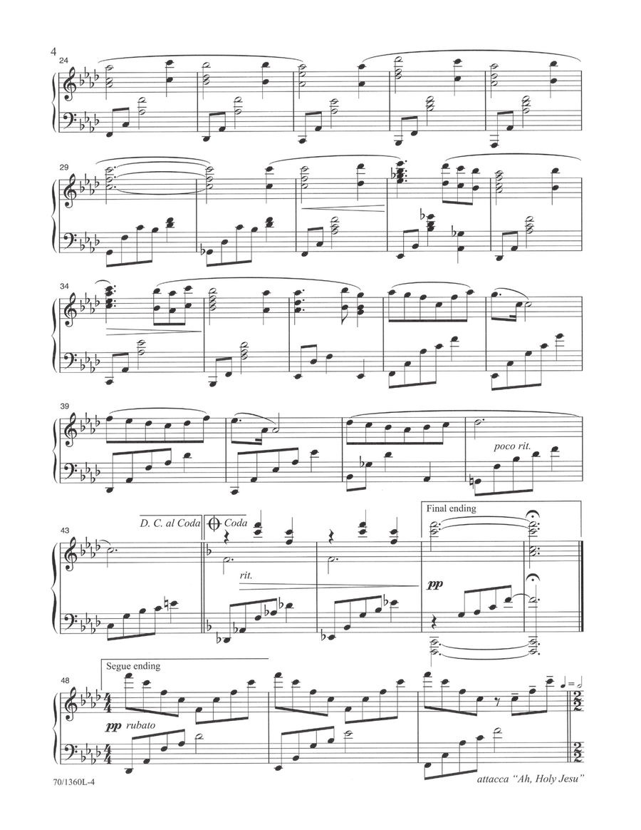 Continuous Communion Meditations for Piano (Digital Download) Piano Solo scores gallery preview page 4
