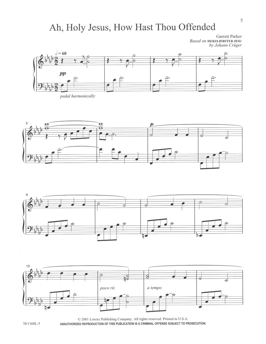 Continuous Communion Meditations for Piano (Digital Download) Piano Solo scores gallery preview page 5