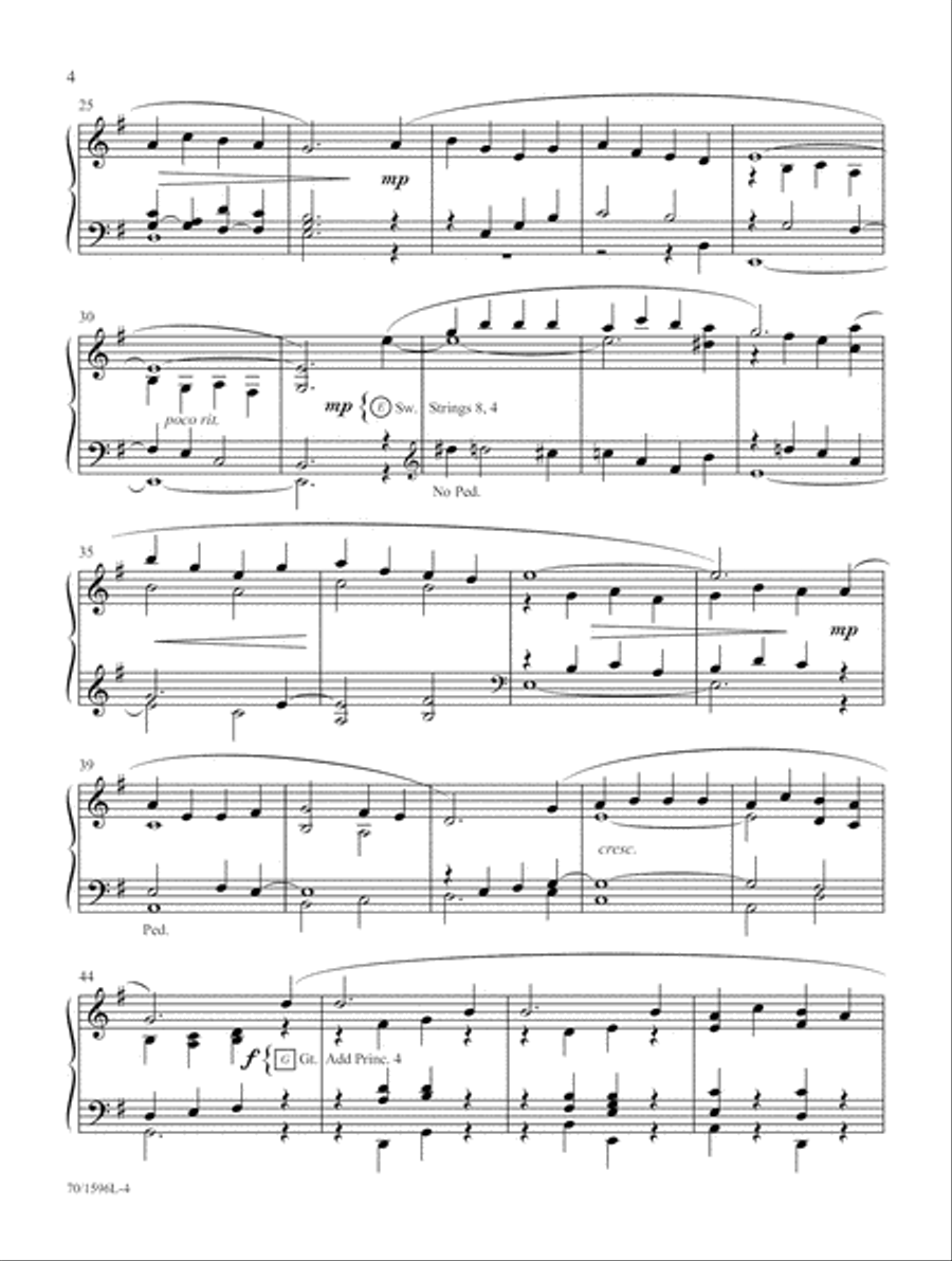 Starry Night (Digital Download) Organ scores gallery preview page 4